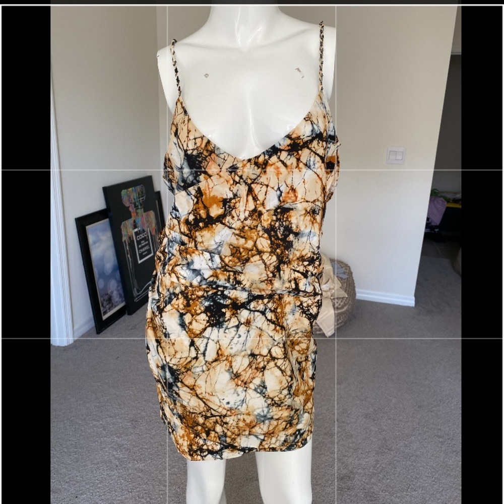 NWT MM COUTURE BY MISS ME MULTI-COLOR MINI DRESS SIZE S